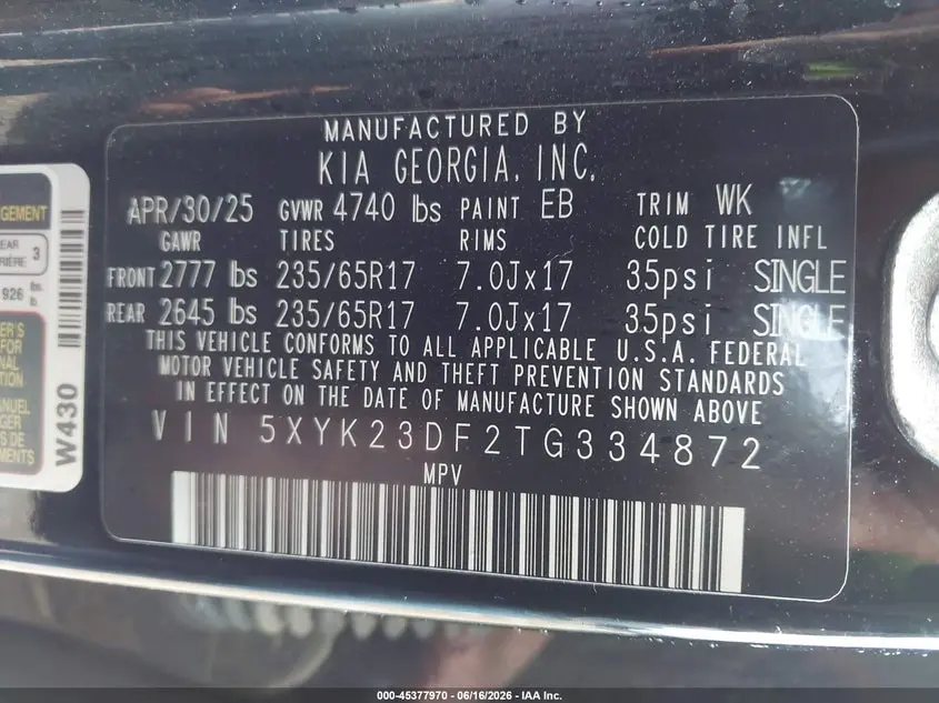 2026 KIA SPORTAGE LX