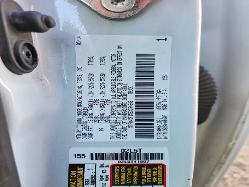 2014 TOYOTA TUNDRA 1794 EDITION  
