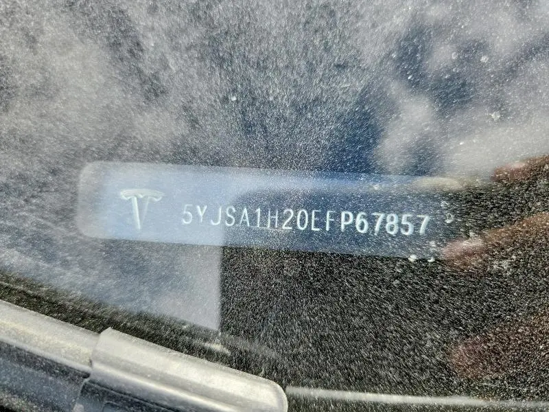 2014 TESLA MODEL S   