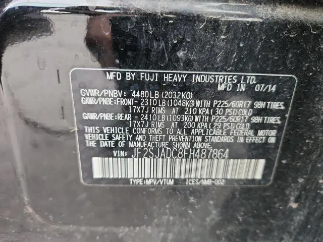 2015 SUBARU FORESTER 2.5I PREMIUM  