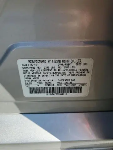 2015 INFINITI Q50 BASE