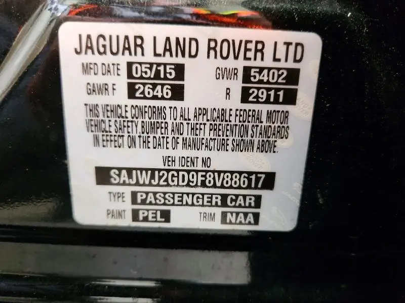2015 JAGUAR XJL PORTFOLIO  