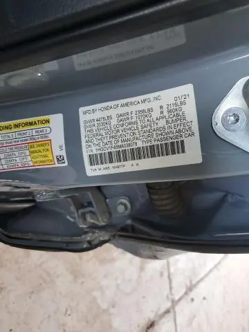 2021 HONDA ACCORD SPORT SE  