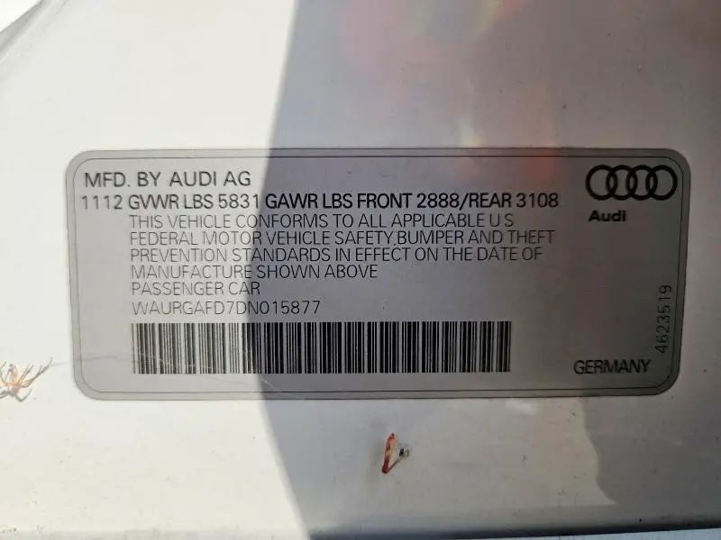 2013 AUDI A8 L QUATTRO  