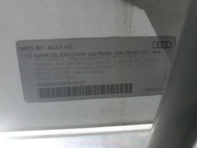 2014 AUDI A8 L QUATTRO  