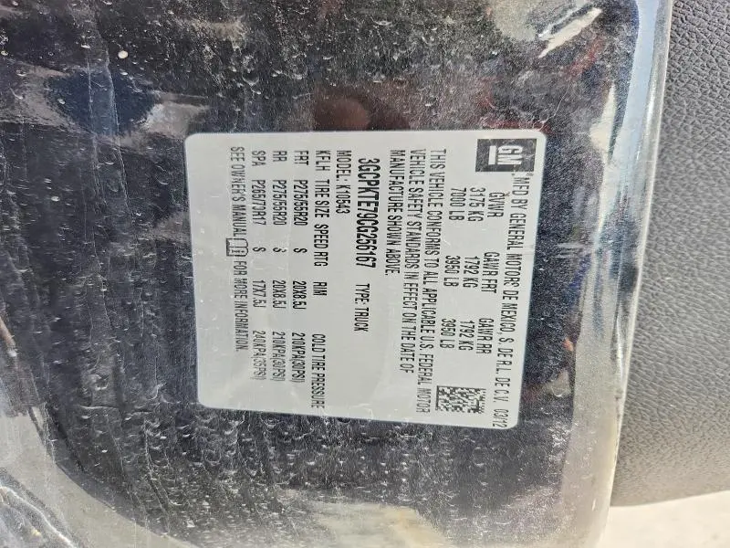 2012 CHEVROLET SILVERADO K1500 LTZ  