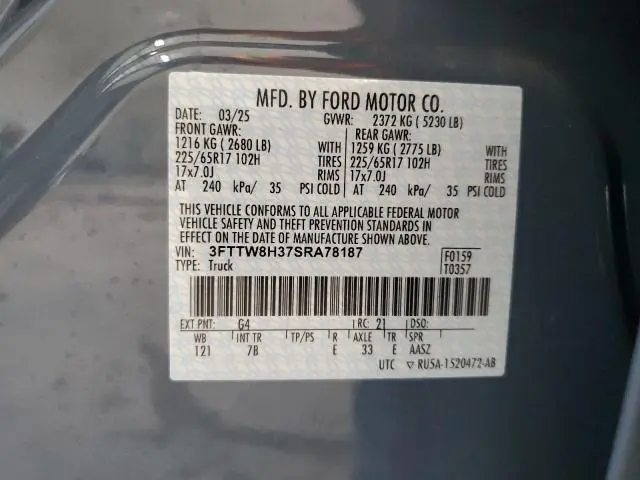 2025 FORD MAVERICK XLT  