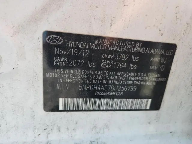 2013 HYUNDAI ELANTRA GLS  