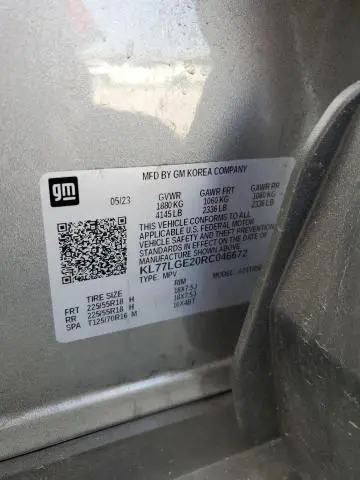 2024 CHEVROLET TRAX 1RS