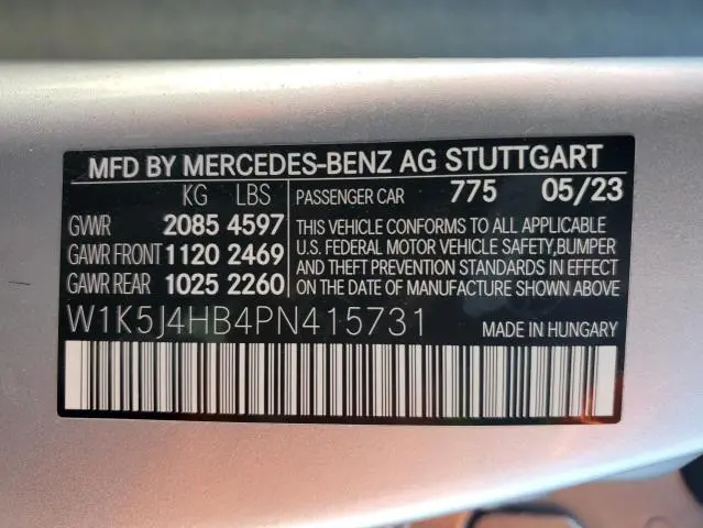2023 MERCEDES-BENZ CLA 250 4MATIC  