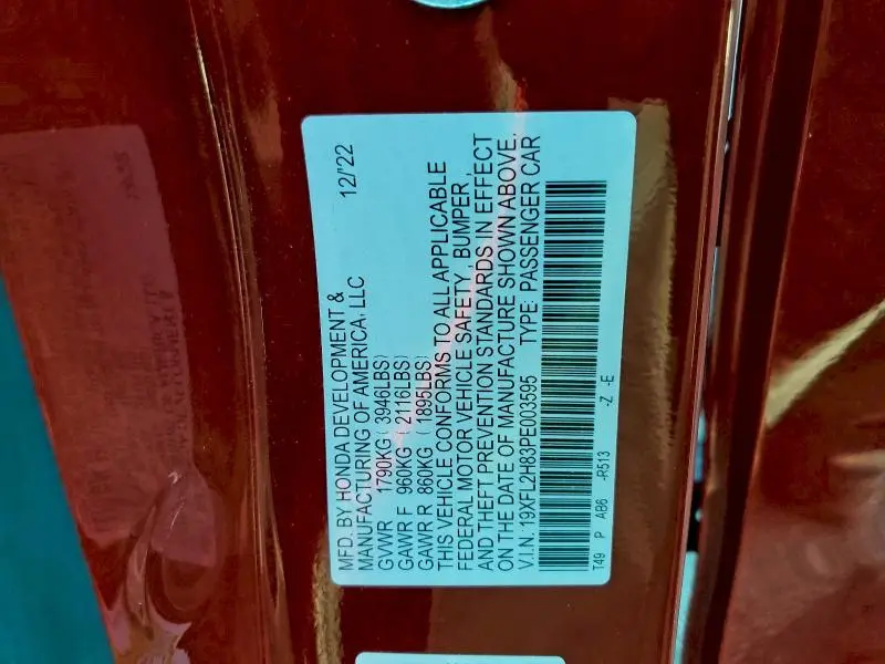 2023 HONDA CIVIC SPORT  