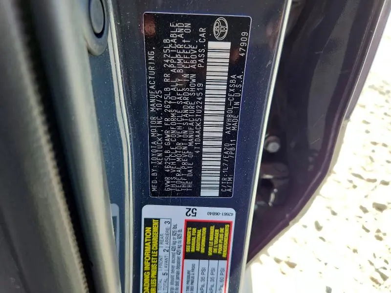 2026 TOYOTA CAMRY SE  