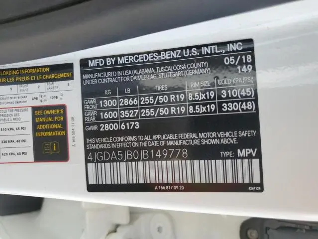 2018 MERCEDES-BENZ GLE 350