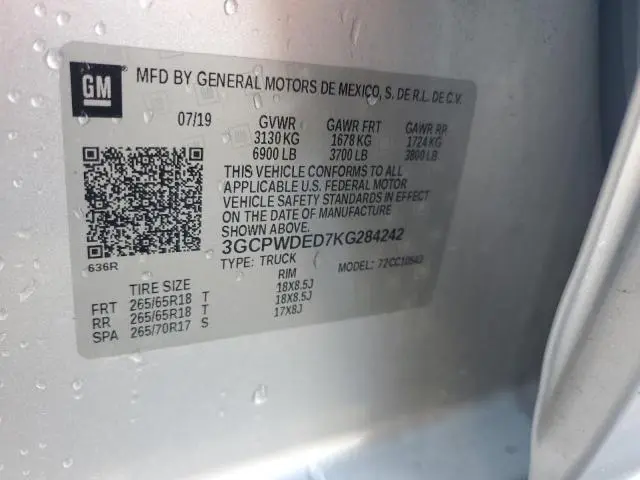 2019 CHEVROLET SILVERADO C1500 RST  