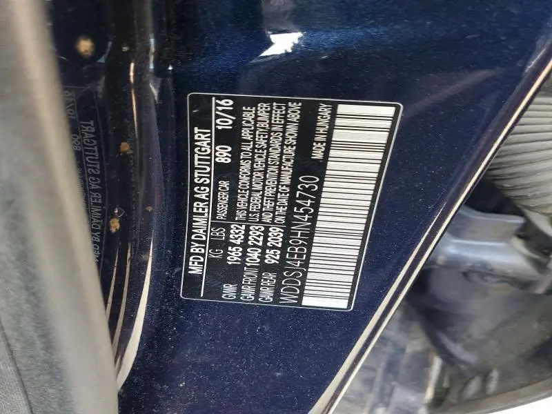 2017 MERCEDES-BENZ CLA 250  