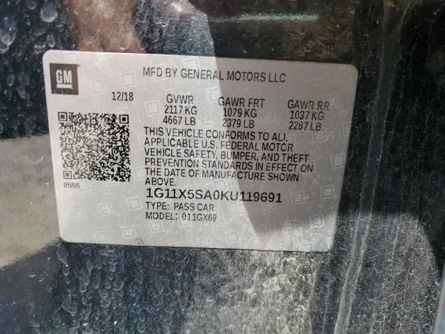 2019 CHEVROLET IMPALA LS