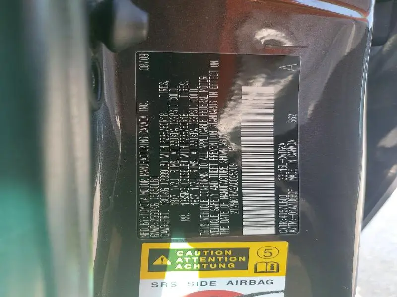 2010 LEXUS RX 350  