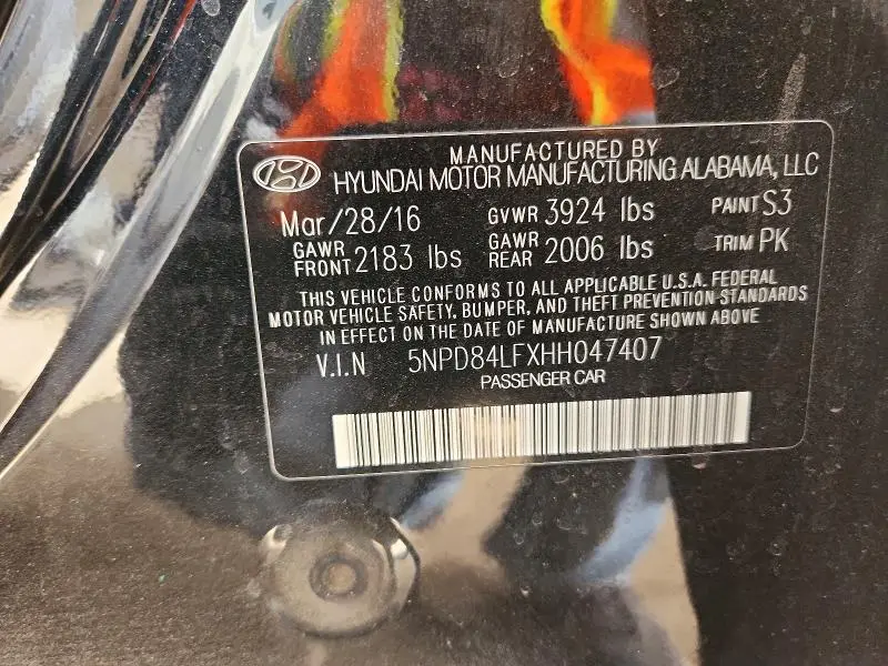 2017 HYUNDAI ELANTRA SE  