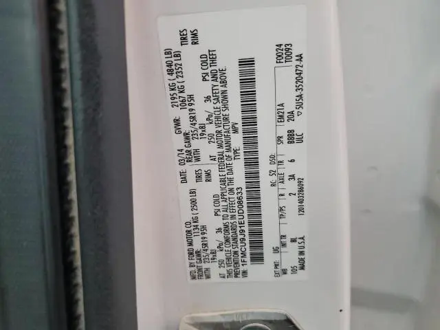 2014 FORD ESCAPE TITANIUM  