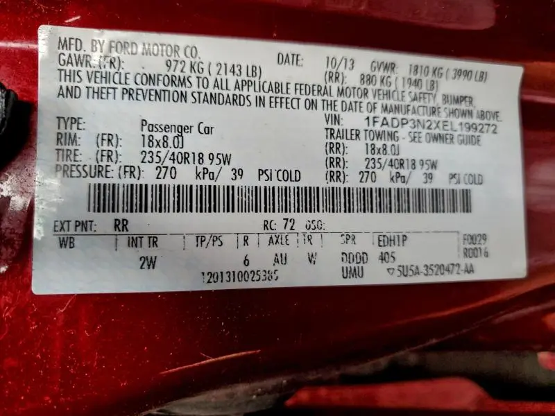 2014 FORD FOCUS TITANIUM  