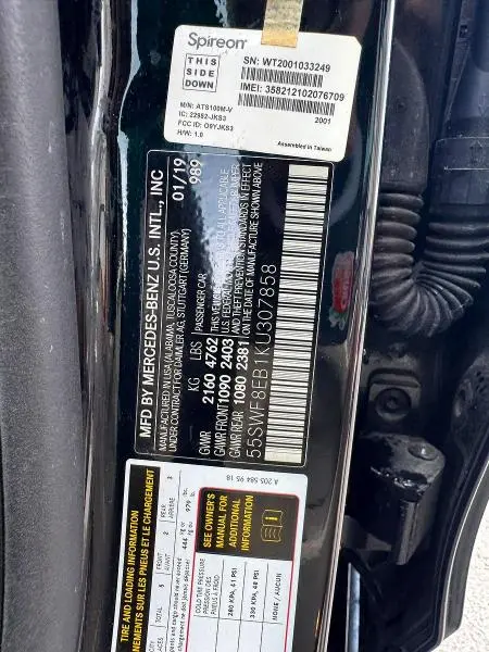 2019 MERCEDES-BENZ C 300 4MATIC  