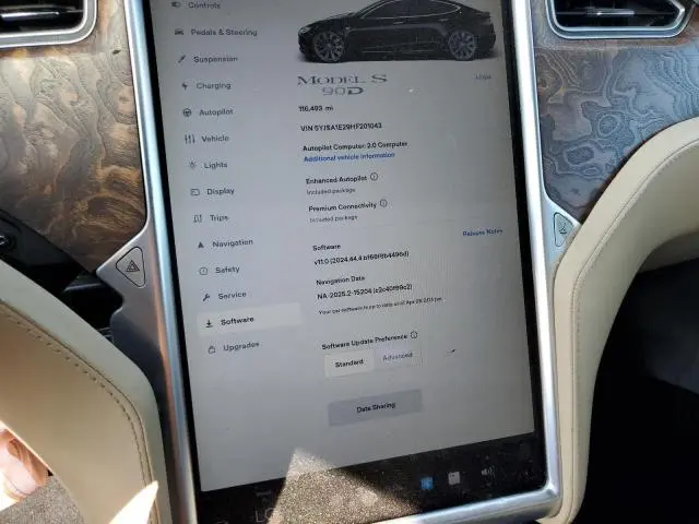 2017 TESLA MODEL S   