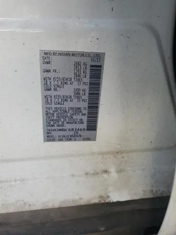 2013 NISSAN PATHFINDER S  