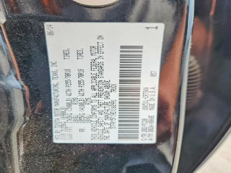 2014 TOYOTA TUNDRA SR5  