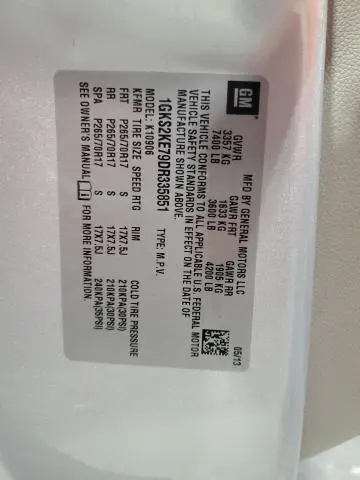 2013 GMC YUKON XL K1500 SLT  