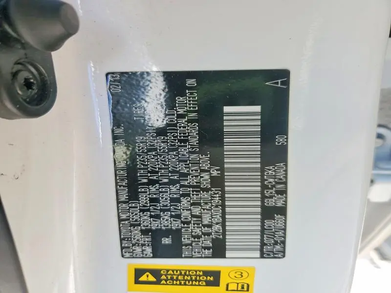 2013 LEXUS RX 350 BASE  