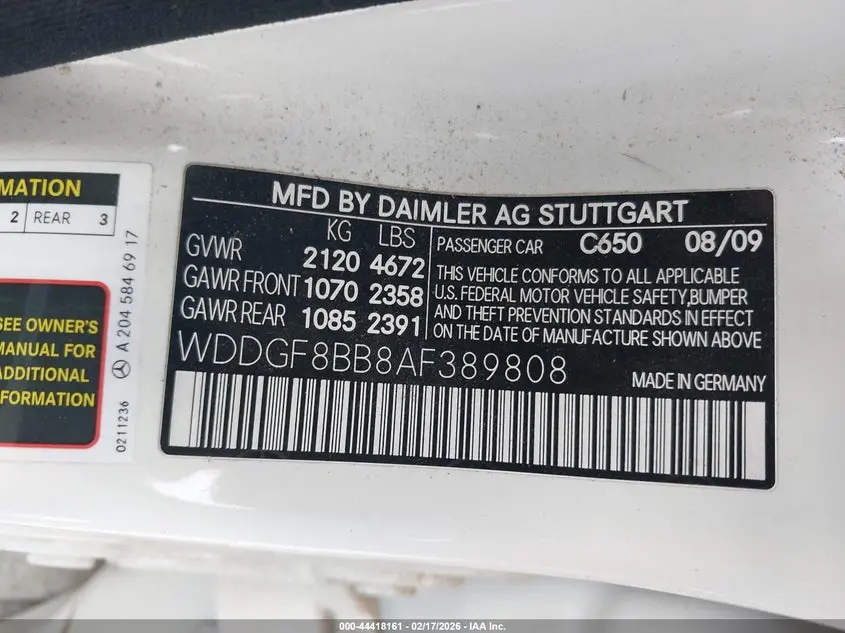 2010 MERCEDES-BENZ C 300 LUXURY 4MATIC/SPORT 4MATIC