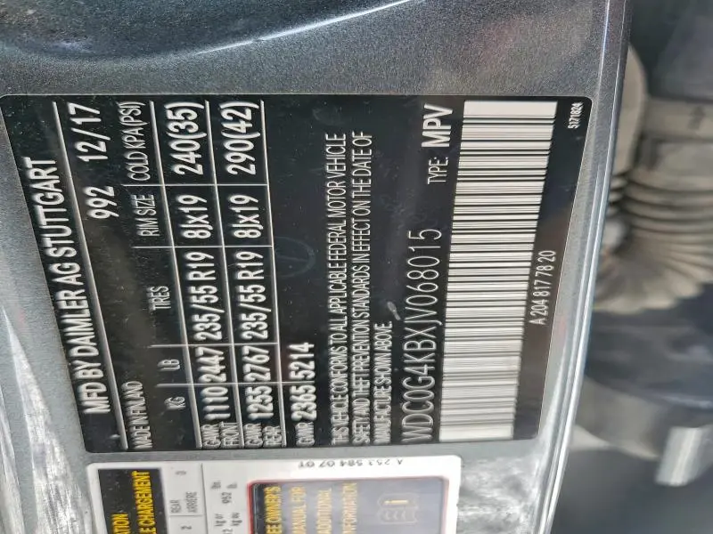 2018 MERCEDES-BENZ GLC 300 4MATIC  