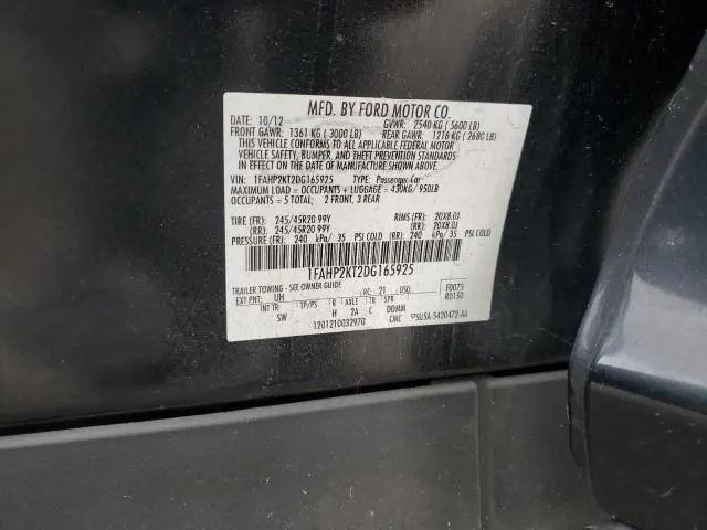 2013 FORD TAURUS SHO  