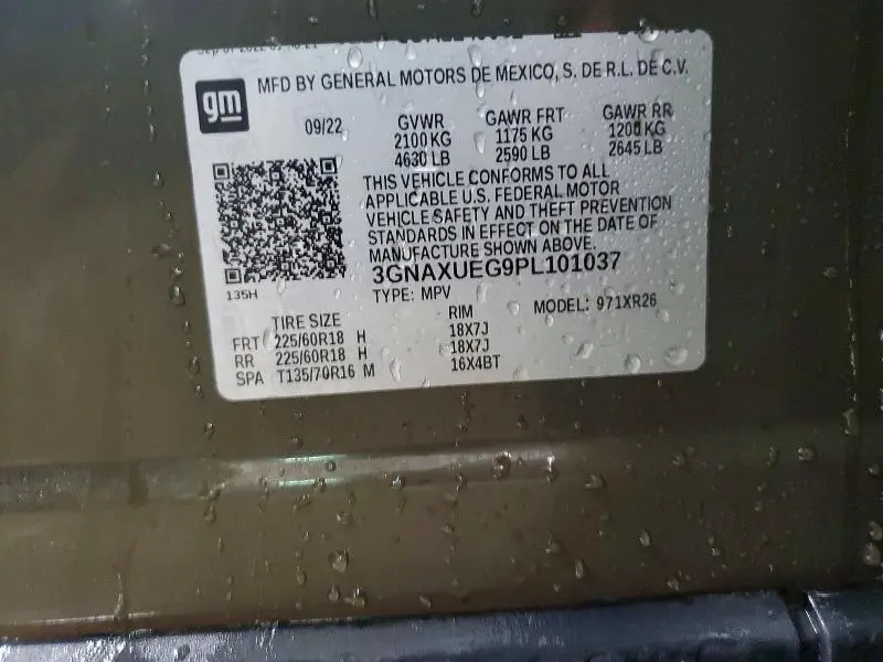 2023 CHEVROLET EQUINOX LT  