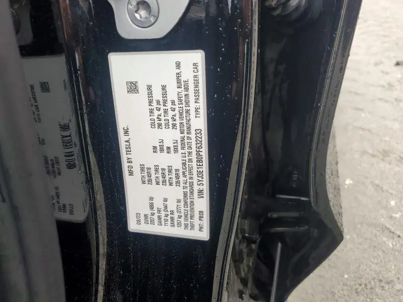 2023 TESLA MODEL 3   