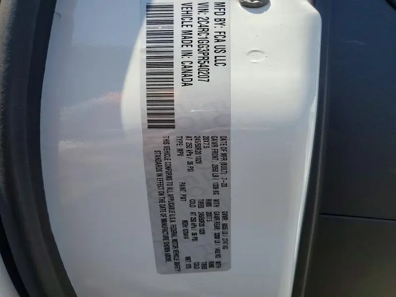 2023 CHRYSLER PACIFICA LIMITED  