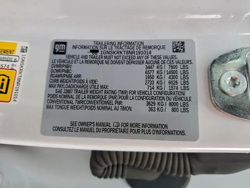 2022 CHEVROLET TAHOE K1500 RST  