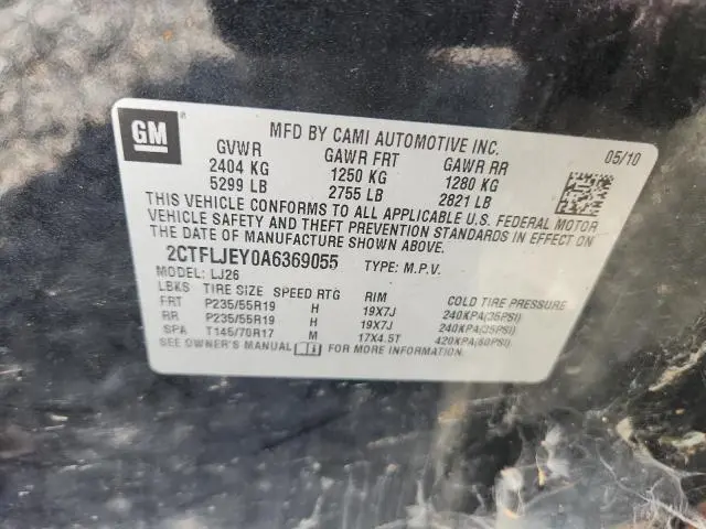 2010 GMC TERRAIN SLT  