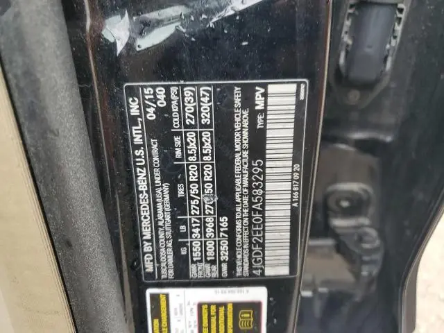 2015 MERCEDES-BENZ GL 350 BLUETEC  