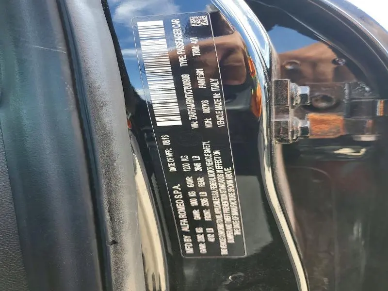 2019 ALFA ROMEO GIULIA TI  
