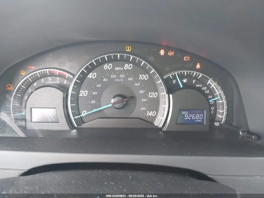 2013 TOYOTA CAMRY XLE