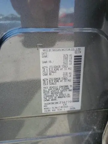 2024 NISSAN PATHFINDER SV  