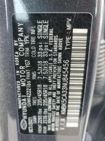 2022 HYUNDAI KONA LIMITED  