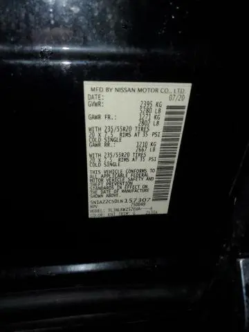 2020 NISSAN MURANO SL  