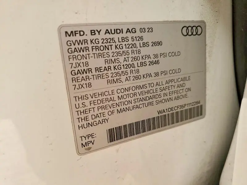 2023 AUDI Q3 PREMIUM S LINE 45  