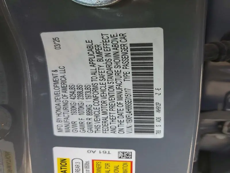 2025 HONDA CIVIC SPORT TOURING  