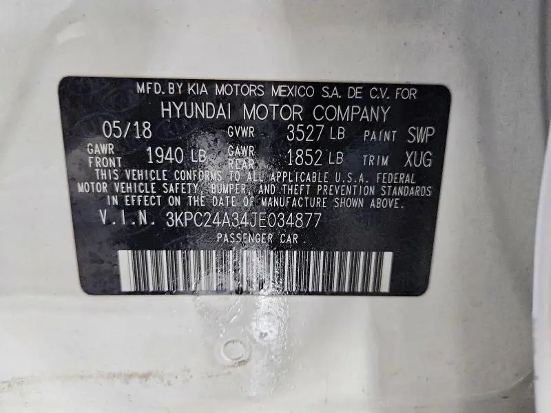 2018 HYUNDAI ACCENT SE  