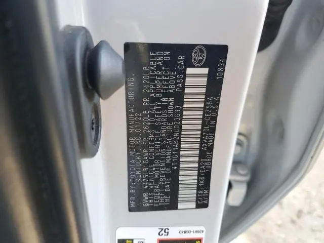 2022 TOYOTA CAMRY SE  