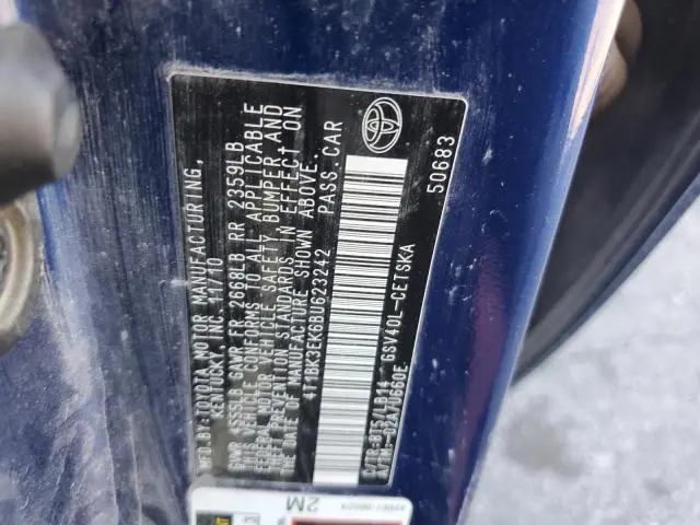 2011 TOYOTA CAMRY   