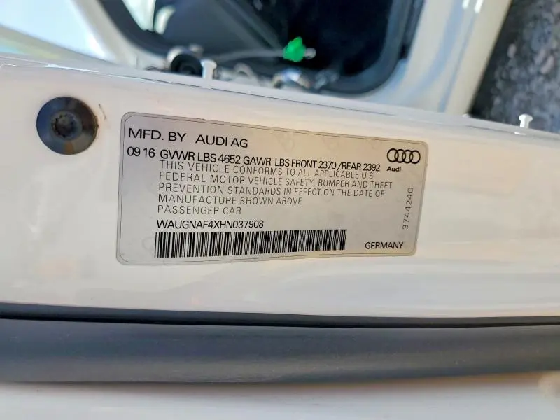 2017 AUDI A4 PREMIUM  